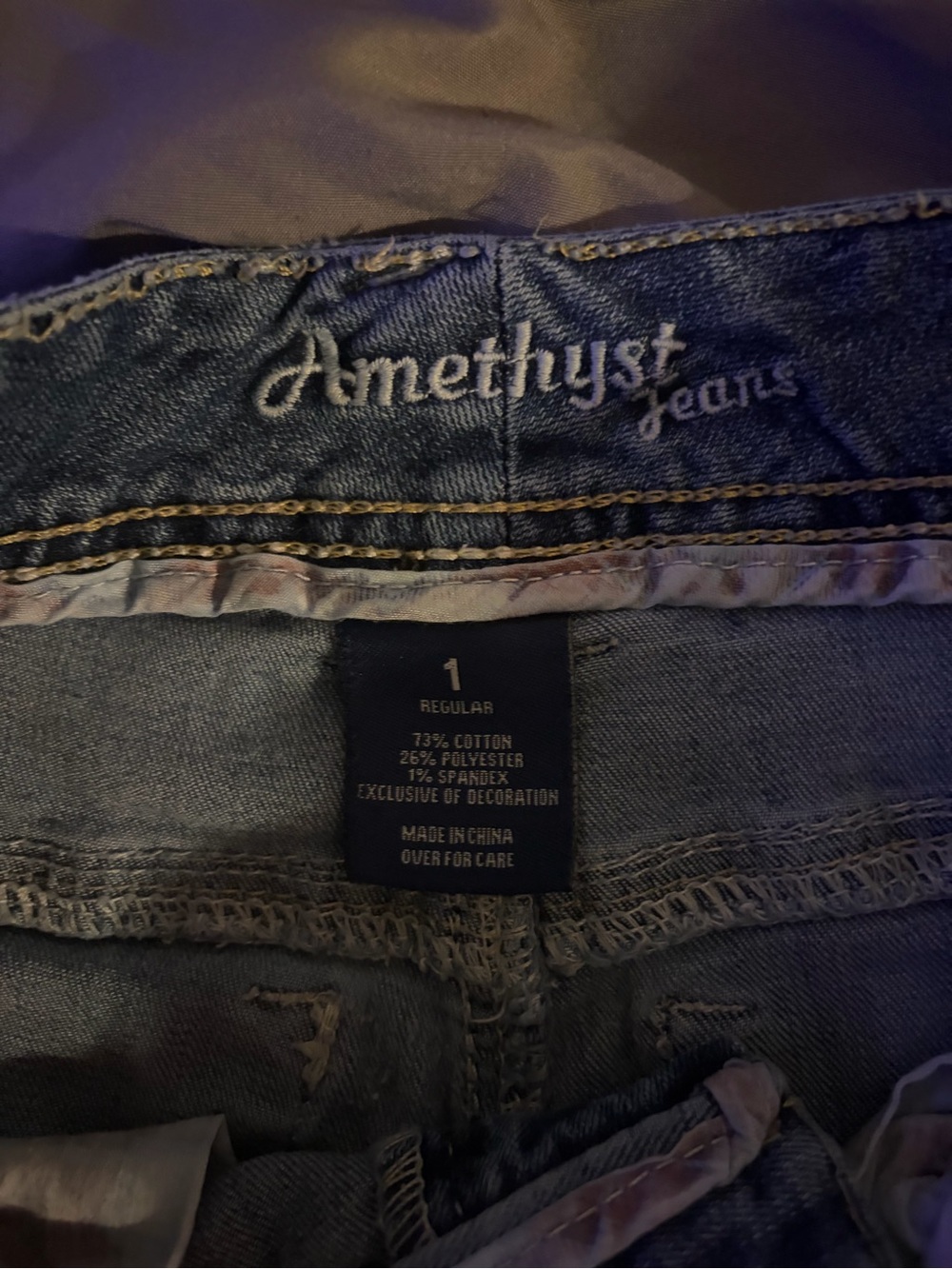 Amethyst Jeans Women's Boot Cut Light Blue Denim